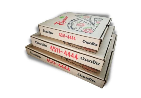 Cajas para pizza a 3 colores